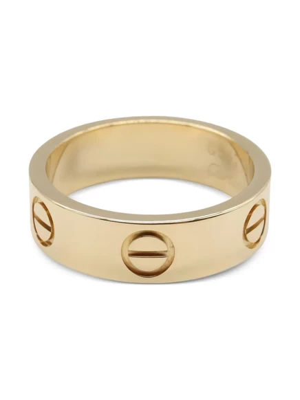 Любовное кольцо из желтого золота 18 карат от Cartier gold
