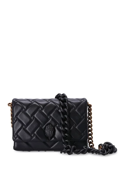 Женская сумка через плечо Kurt Geiger London Mini Kensington, черная
