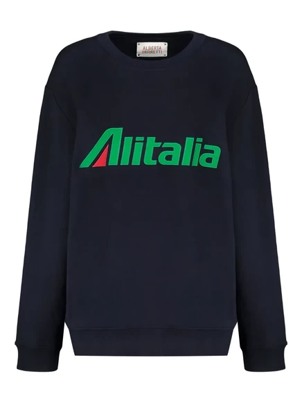 Толстовка Alberta Ferretti Alitalia blue