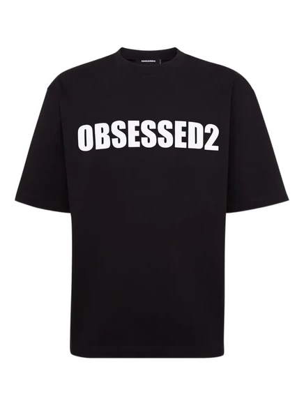 Мужская футболка DSQUARED2 Obsessed2, черная