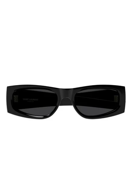 Солнцезащитные очки в прямоугольной оправе Saint Laurent Eyewear black
