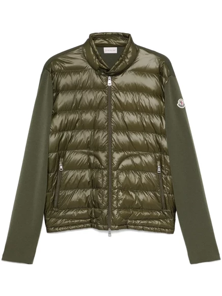 Мужская стеганая куртка Moncler, оливковая