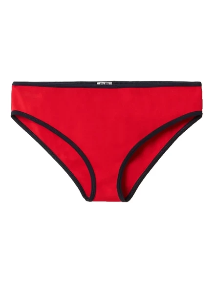 Бикини-боттом из технического трикотажа Miu Miu red