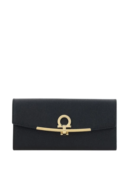 Женское портмоне Ferragamo Gancini, черное