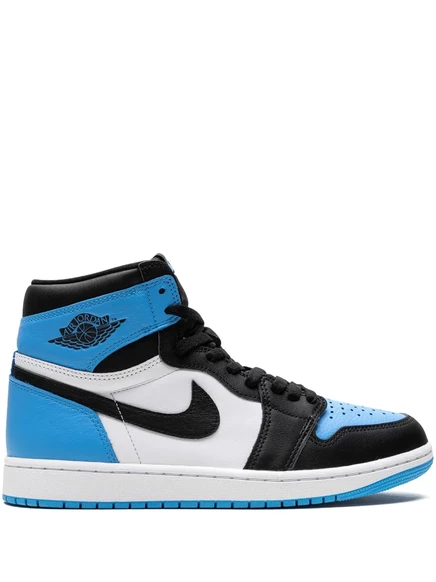 Кроссовки Jordan Air Jordan 1 в стиле ретро на высоком каблуке с открытым носком blue