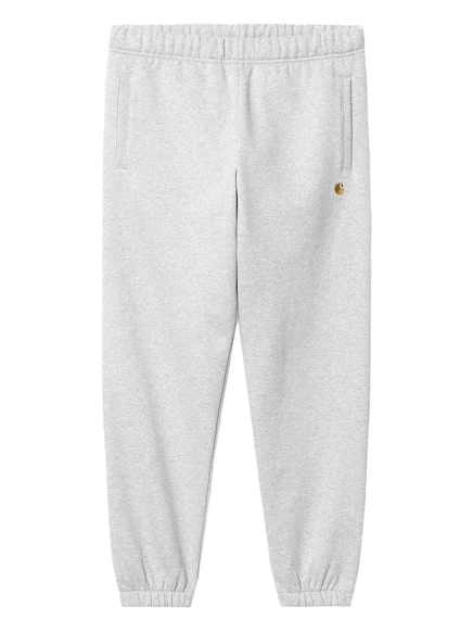Мужские брюки Carhartt WIP Chase с логотипом, серые