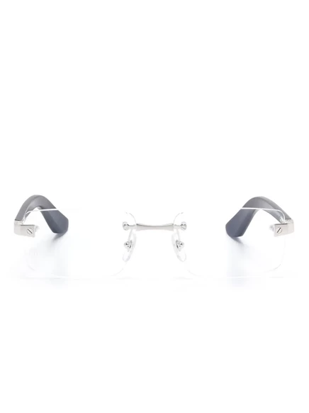 Очки Cartier Eyewear Santos De Cartier glasses black