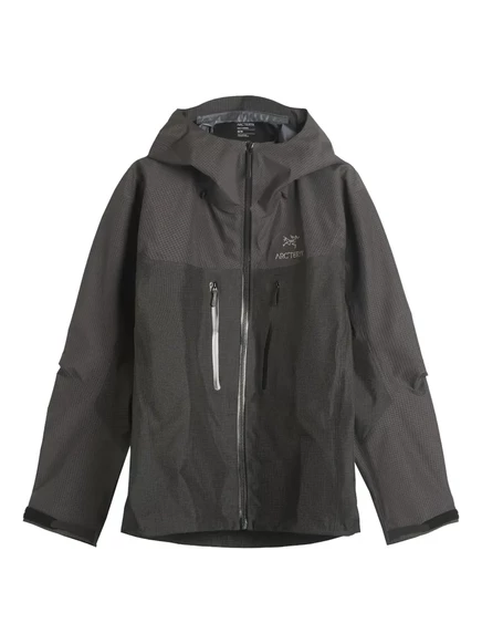 Мужская куртка Arc'teryx Alpha с капюшоном, серая