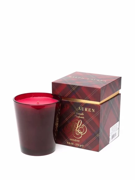 Свеча Ralph Lauren Home Holiday с одним фитилем, красная