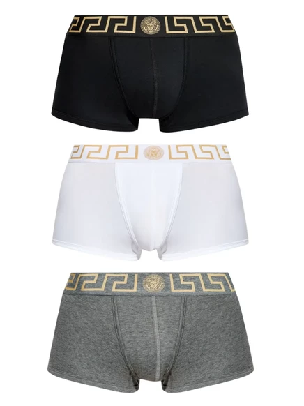 Мужские боксеры Versace Greca Border, набор 3 шт., ассорти