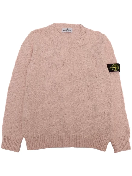 Детский свитер Stone Island, розовый
