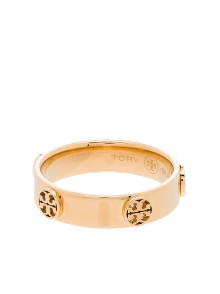 Женское кольцо Tory Burch с логотипом T, позолоченное