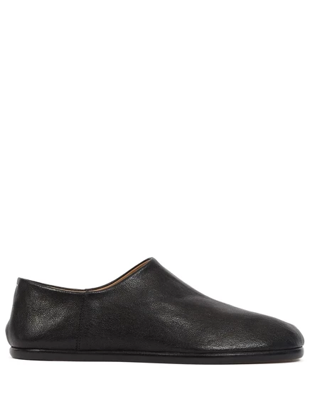 Кожаные туфли babouche от Maison Margiela Tabi black