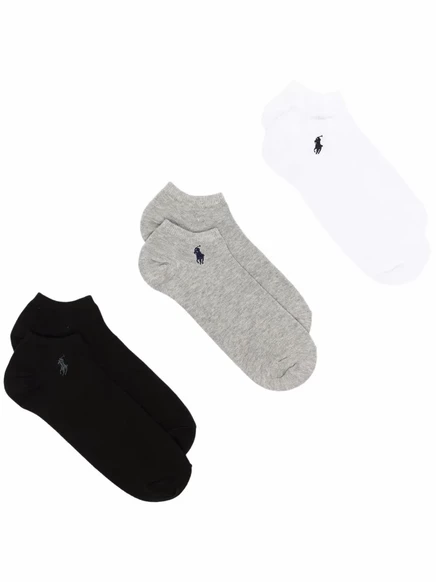 Мужские носки Polo Ralph Lauren Polo Pony 3 пары, черные