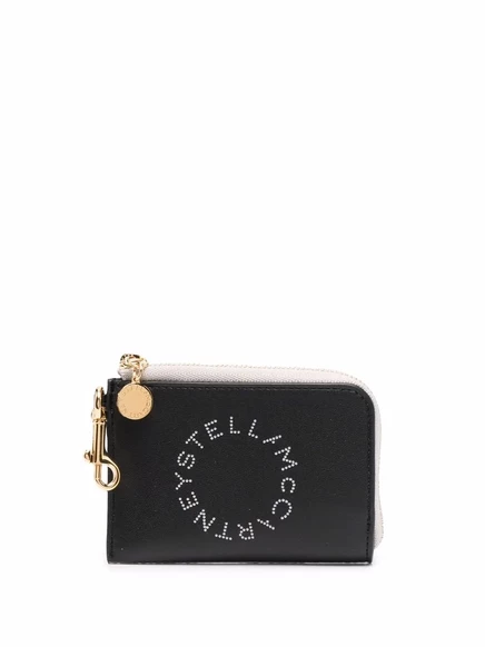 Чехол для монет на молнии с логотипом Stella McCartney black