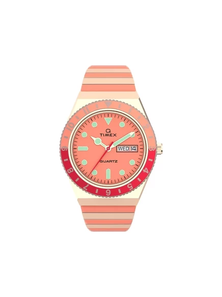 Мужские часы Timex Q Malibu 36 мм, розовые