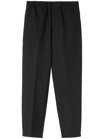 Мужские хлопковые брюки Jil Sander, черные