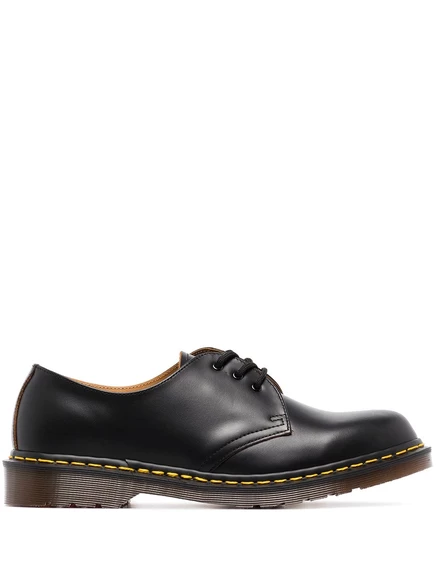 Винтажные туфли-дерби Dr. Martens 1461 с низким берцем black