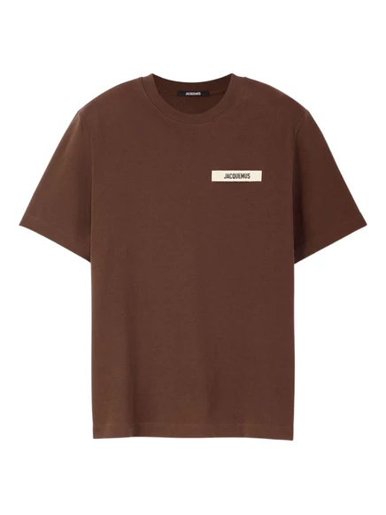 Футболка с нашивкой с логотипом Jacquemus brown