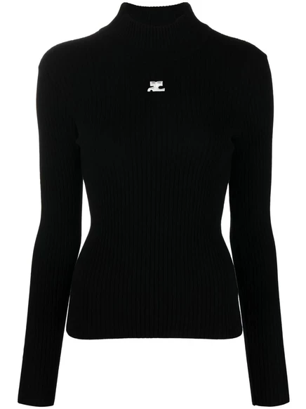 Женский свитер Courrèges Reedition, черный