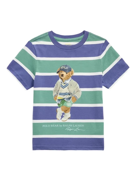 ДЕТСКАЯ футболка POLO RALPH LAUREN с мишкой Поло  green
