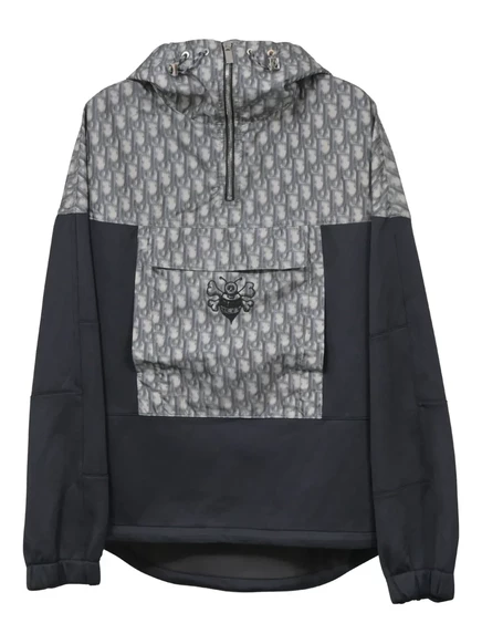 Мужская худи Christian Dior Pre-Owned x Stussy, синяя