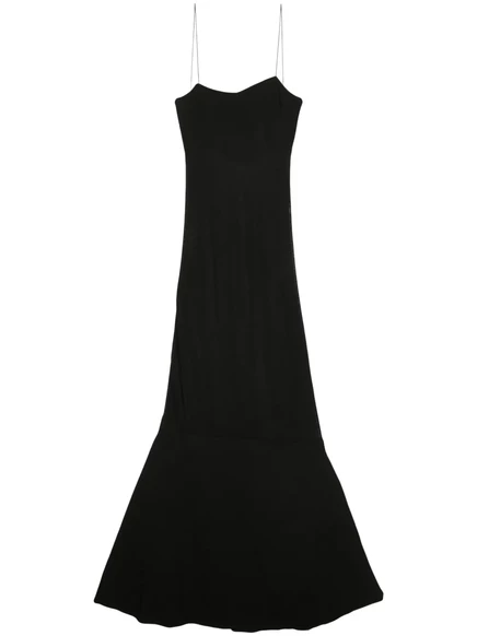 Женское платье Jacquemus макси, черное