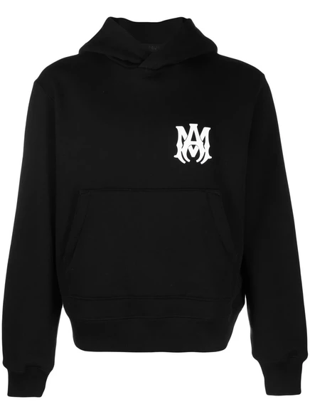 Толстовка с капюшоном с логотипом AMIRI MA core black