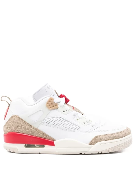 Мужские кеды Jordan Spizike Low кожаные, белые