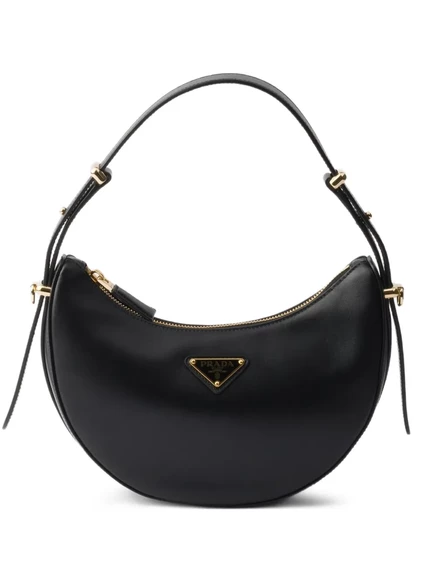 Кожаная сумка через плечо Prada mini Arqué