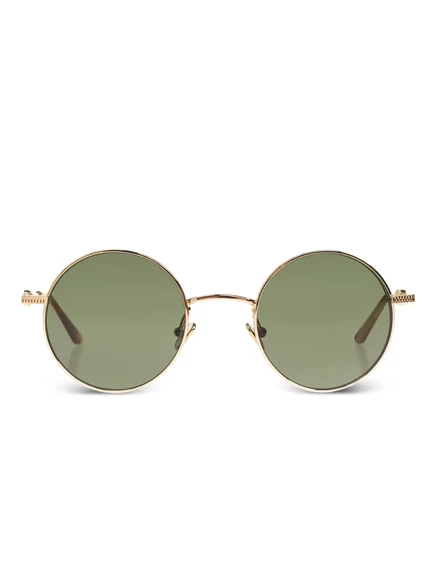 Солнцезащитные очки в круглой оправе VALENTINO GARAVANI EYEWEAR gold