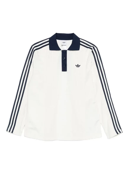 Женское футбольное поло Adidas Winterised, белое