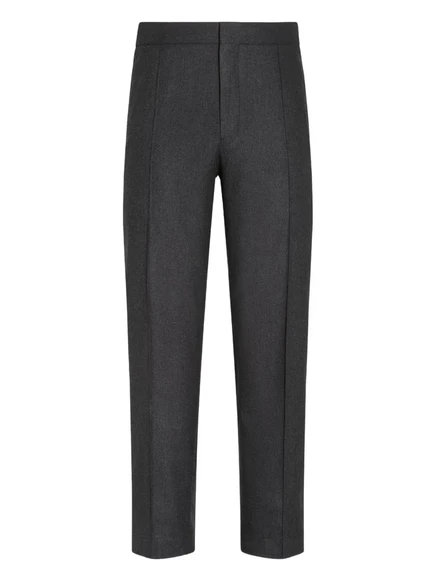 Мужские брюки-узкого кроя Zegna, серые