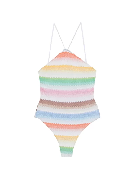 Женский слитный купальник Missoni Zigzag, нейтральный
