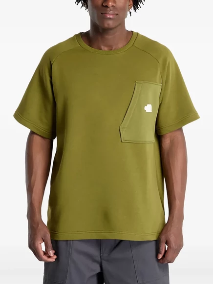 Мужская футболка The North Face с карманом, оливковая