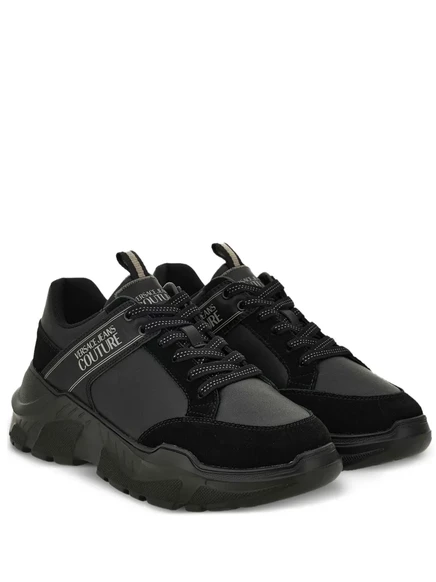 Массивные кроссовки с нашивкой с логотипом Versace Jeans Couture black