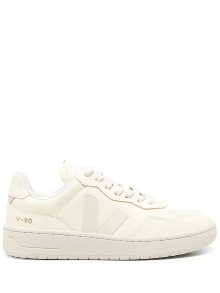 Женские кроссовки Veja V-90 из кожи, желтые