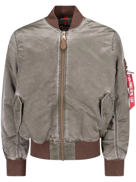Мужская бомбер-куртка Alpha Industries MA-1 Vintage, зеленая