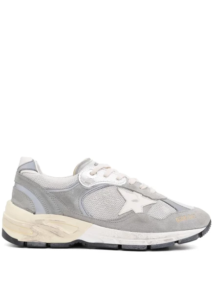 Кроссовки с низким верхом из сетчатой ткани Golden Goose Dad-Star grey