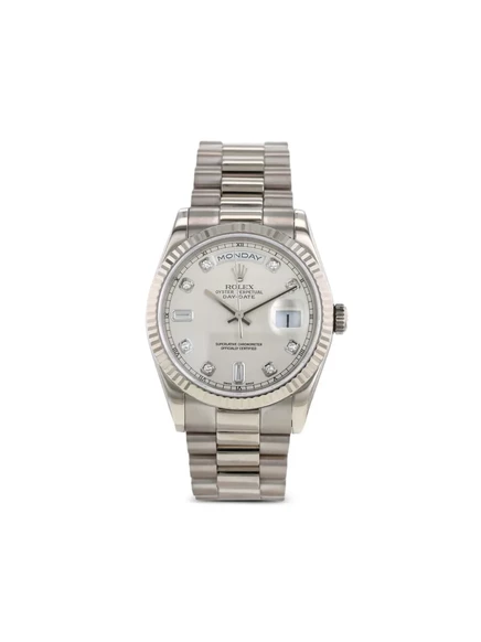 Часы Rolex Day-Date 36 мм 2002, белое золото с бриллиантами