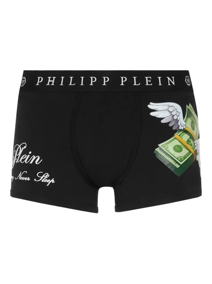 Мужские боксеры Philipp Plein Flying Money, черные