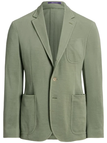 Шерстяной блейзер Ralph Lauren с фиолетовым лейблом green