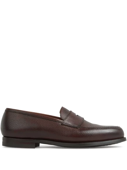 Мужские лоферы Crockett & Jones из кожи, коричневые