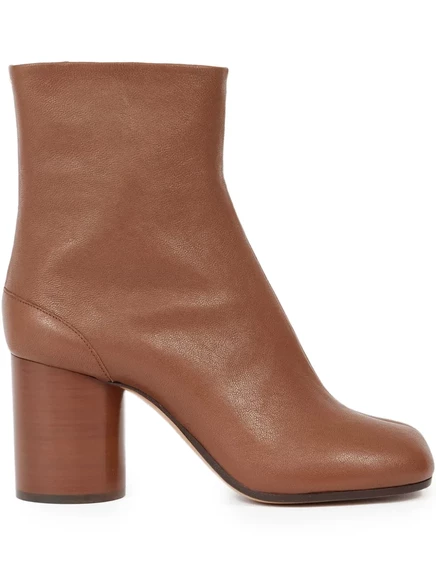 Ботильоны Maison Margiela Tabi длиной 80 мм brown