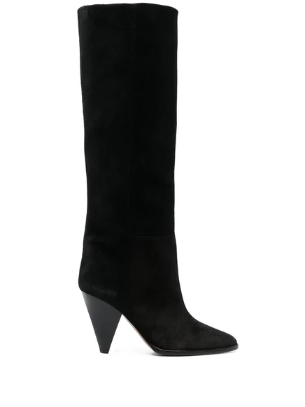 Замшевые сапоги ISABEL MARANT Ririo 90 мм black