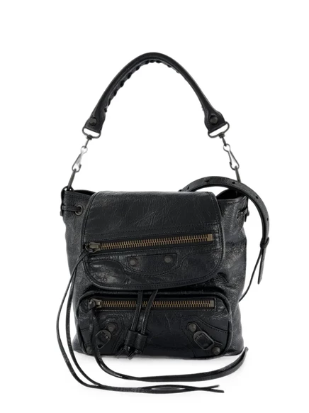 Женский рюкзак Balenciaga Le City, черный