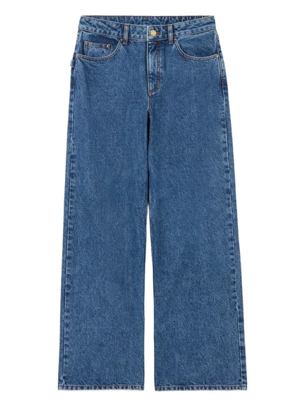 Женские джинсы Claudie Pierlot прямые с нашивкой, синие