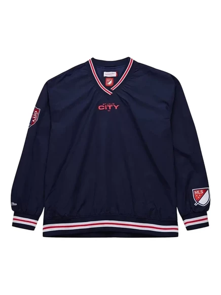 Мужская толстовка Mitchell & Ness St. Louis City, синяя