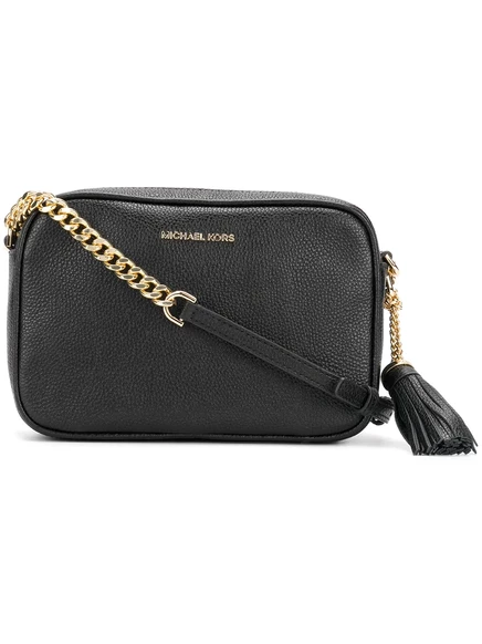 Женская сумка Michael Kors Ginny через плечо, чёрная