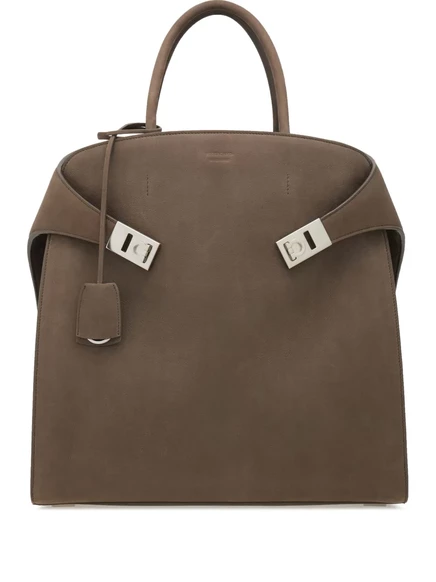 Сумка-тоут Ferragamo Hug brown